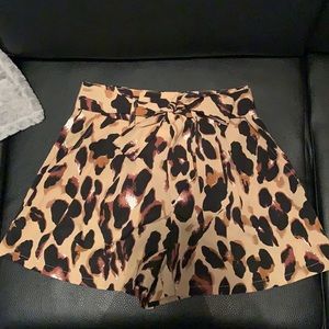 Leopard shorts